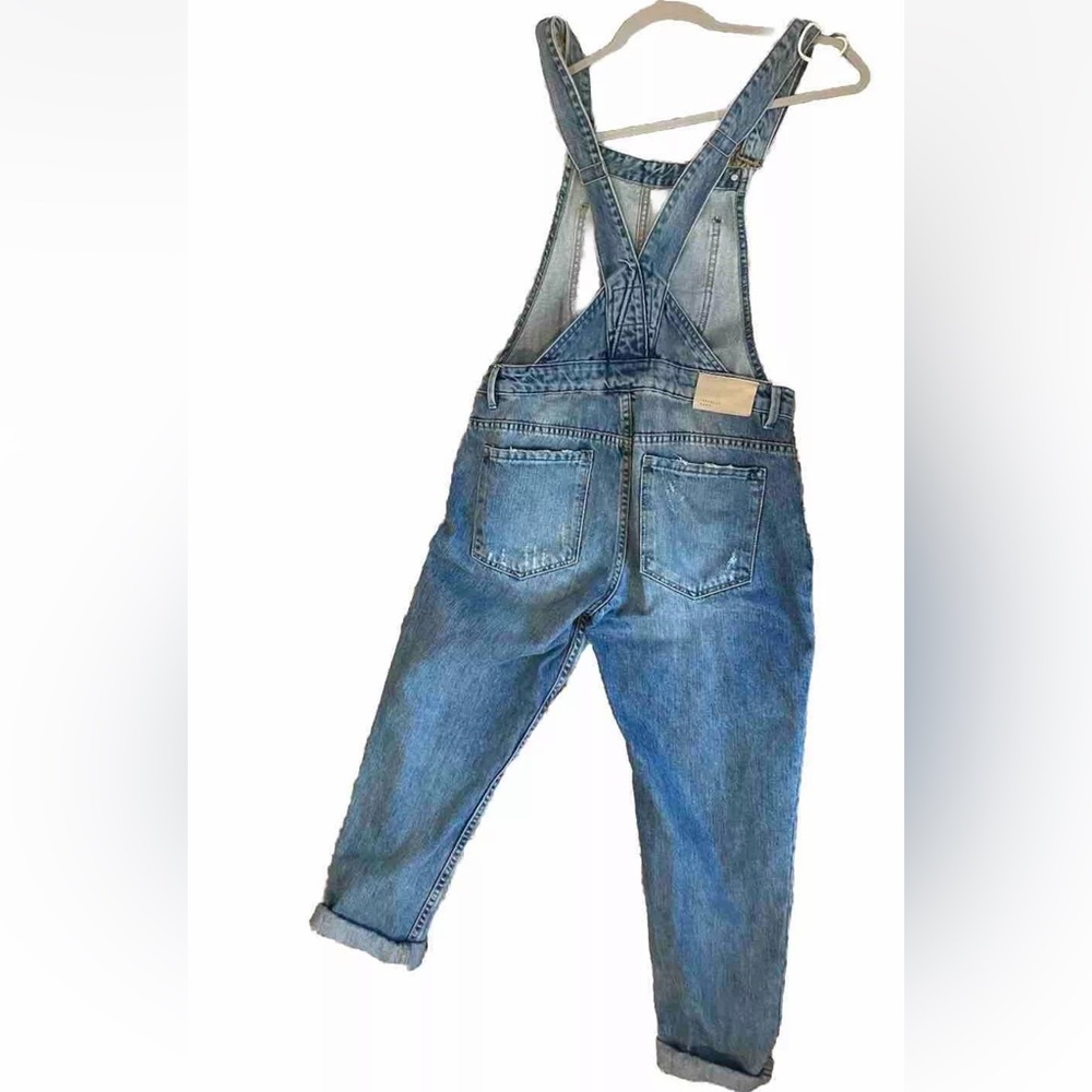 Women's Zara Trafaluc Denim Overalls Size XS - Picture 4 of 4